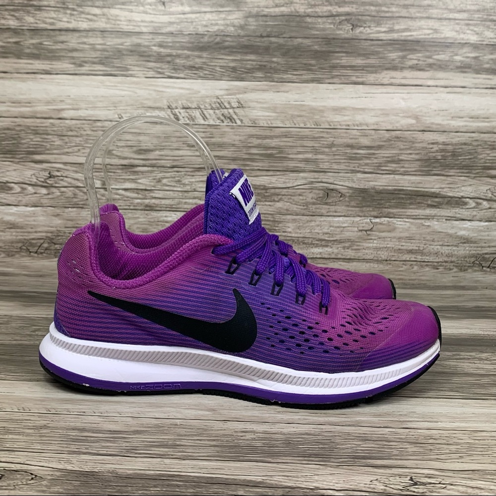 Nike Zoom Pegasus 34 Hyper Violet Youth 4 4Y Womens 5.5 881954-502